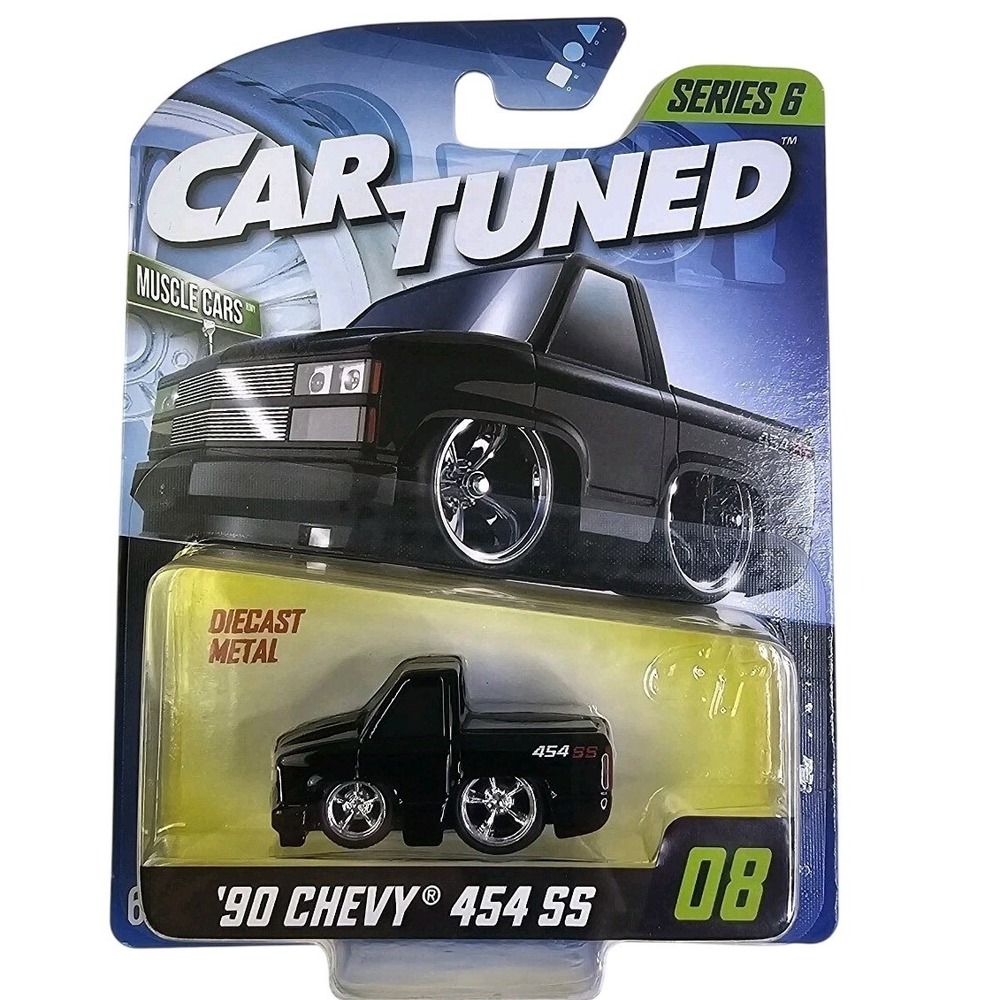 MGA Cartuned Series 6 90 Chevy 454 SS Black Diecast Muscle Car Truck 08 New